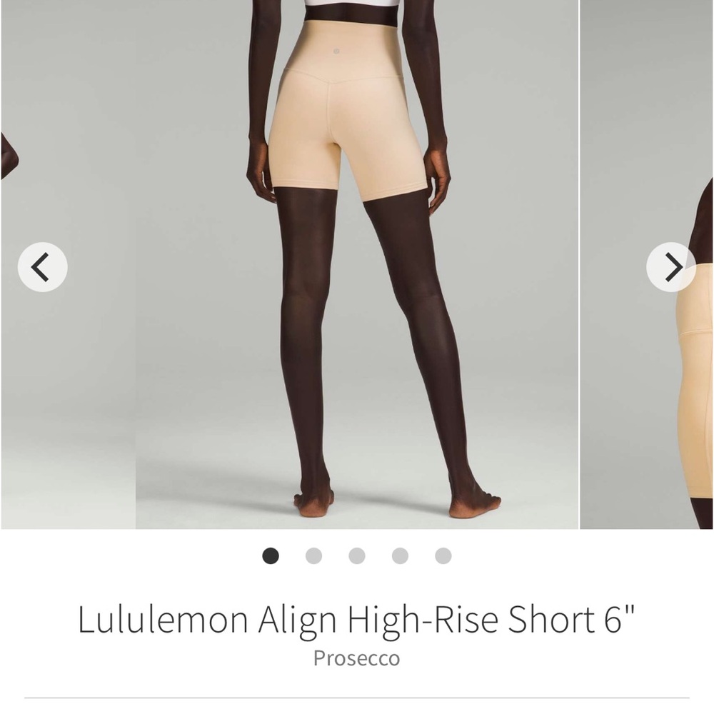 Lululemon Athletica Align shorts 6”